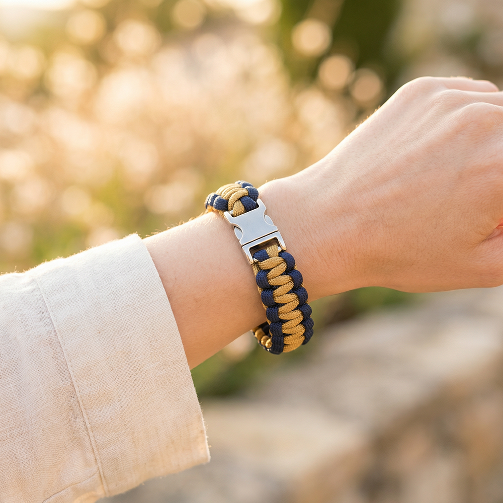 Bracelet fin artisanal nylon