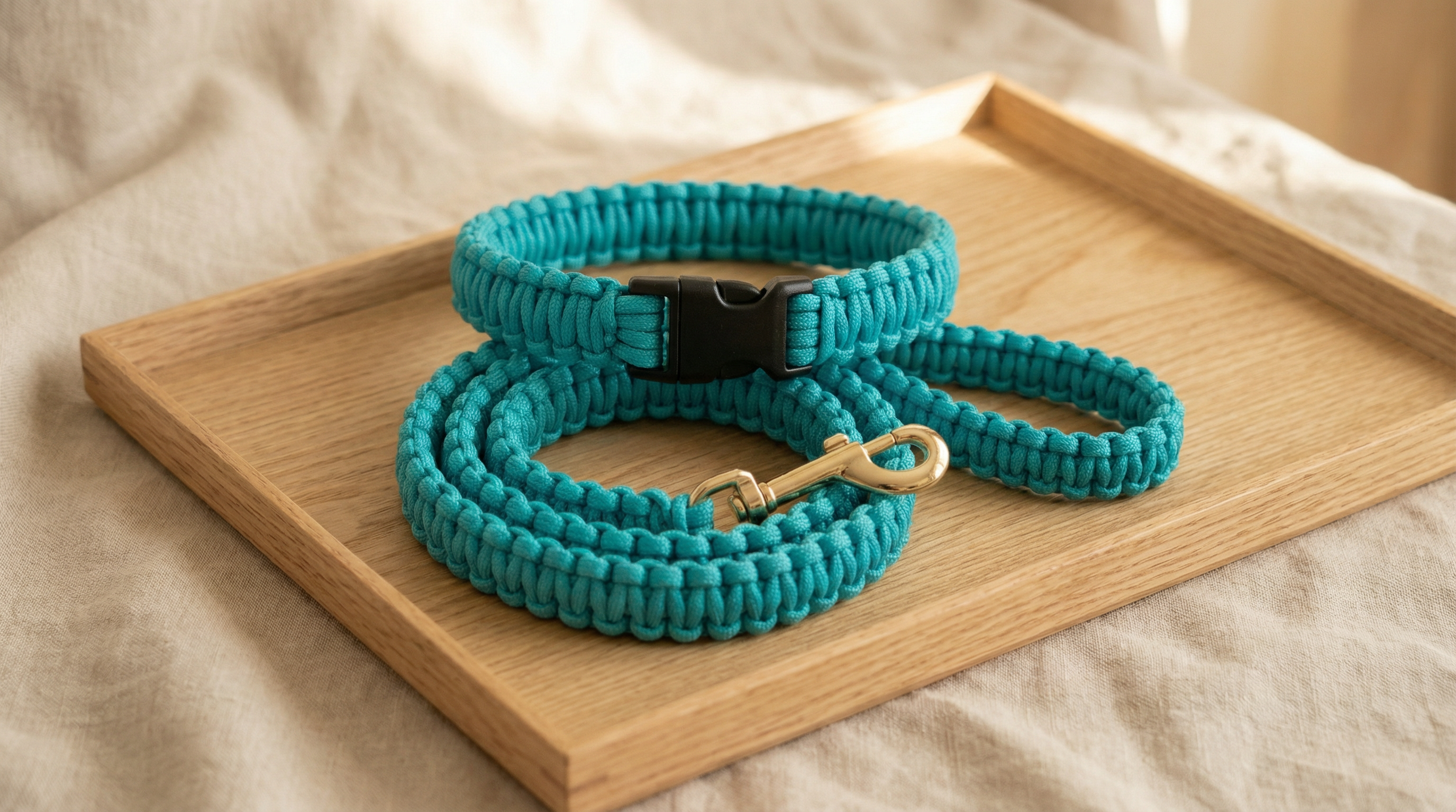 Collier chien artisanal nylon